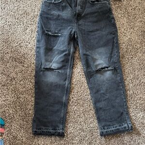 Free People Rugged Black Jeans